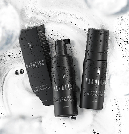 Шампунь Nanolash в білій піні